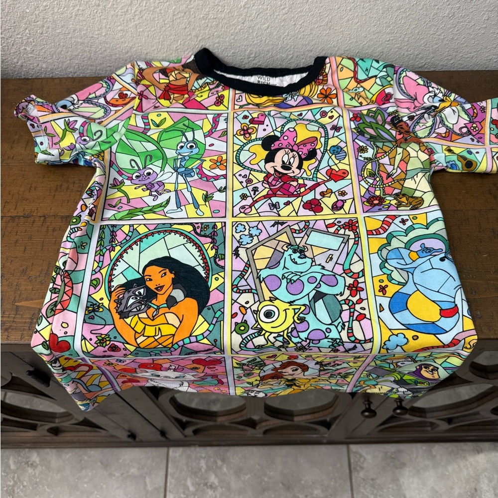 EUC Wild Rich Kids Disney Stained Glass print